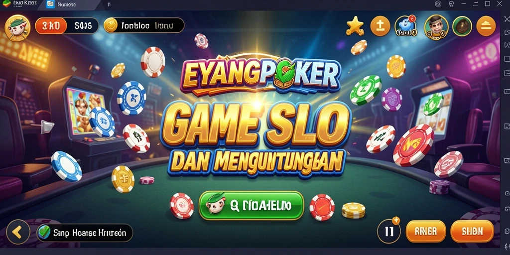 Tampilan gameplay seru dan menarik dari EYANGPOKER.