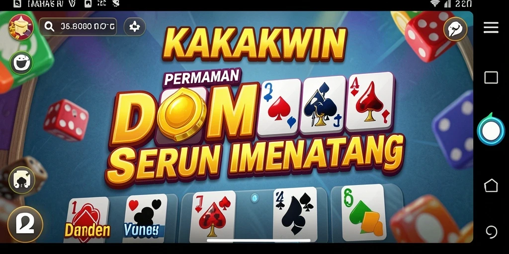 Gameplay KAKAKWIN menampilkan interaksi pemain dalam permainan domino.