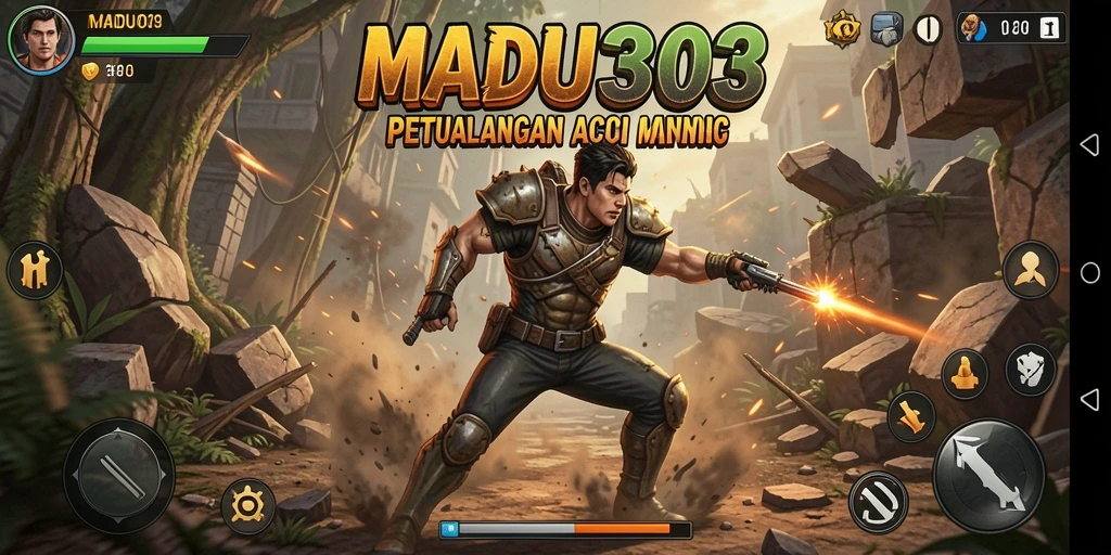 Gameplay menegangkan dengan aksi seru di MADU303.