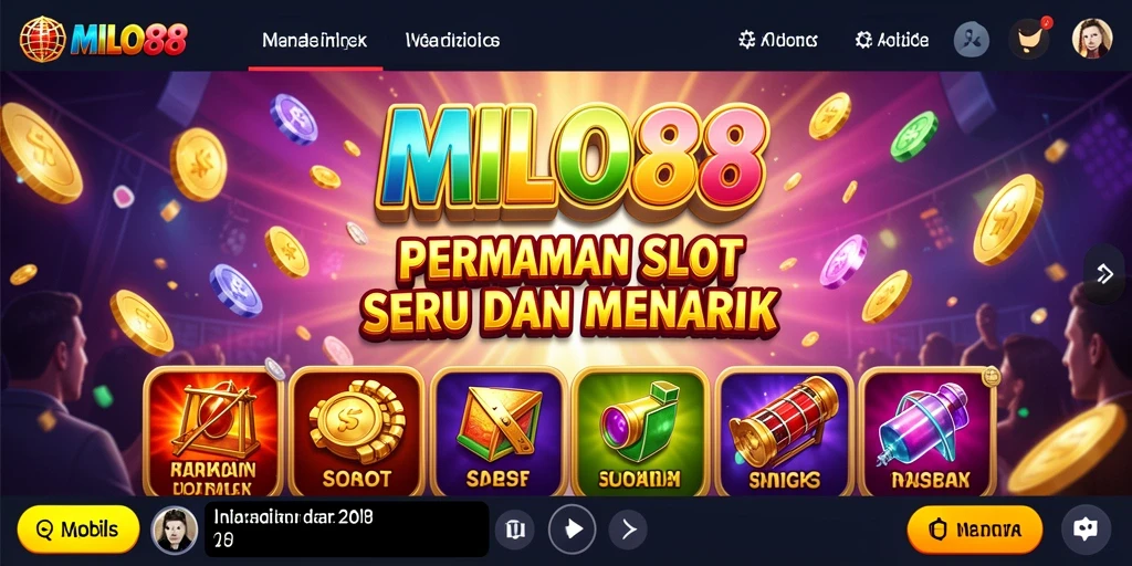 Tampilan gameplay Slot yang menarik di MILO88.