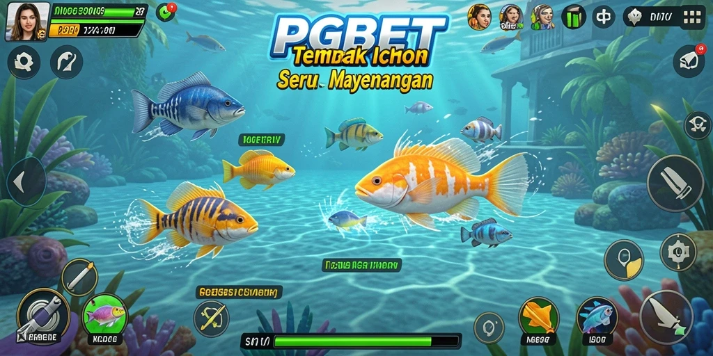 Tampilan menarik dari gameplay Tembak Ikan PGBET yang seru.