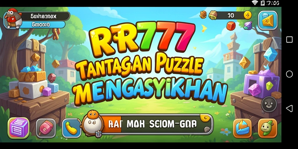 Screenshot utama RR777 menampilkan gameplay Puzzle yang menarik dan menantang.