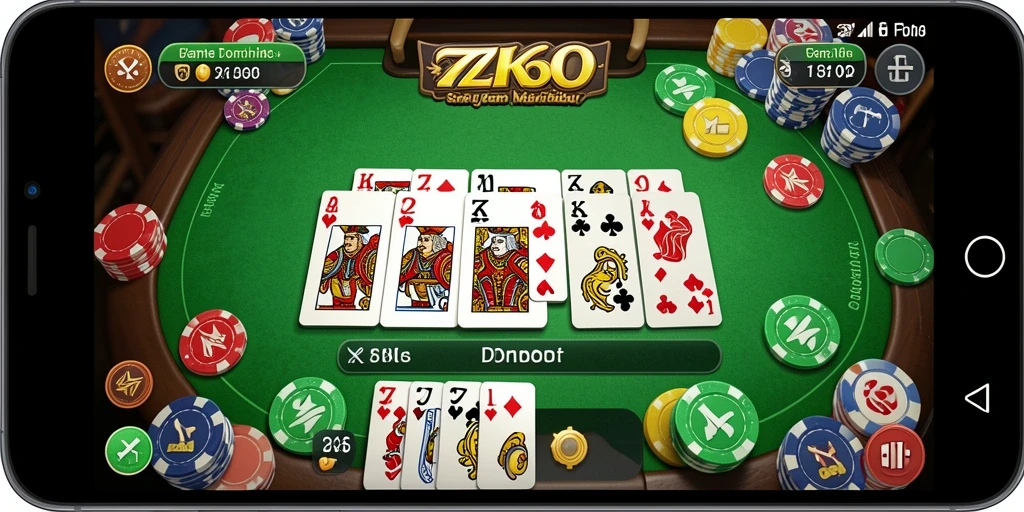Tampilan gameplay seru di ZK6 dengan interaksi pemain.